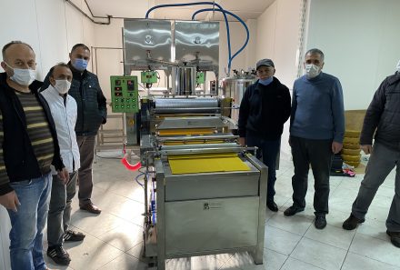 Tokat İli Arı Yetiştiricileri Birliği-3 Sıralı Otomatik Balmumu Petek Makinesi Kurulumu